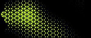 Preview wallpaper triangles, shapes, abstraction, green