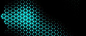 Preview wallpaper triangles, shapes, blue, black, abstraction