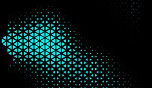 Preview wallpaper triangles, shapes, blue, black, abstraction