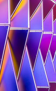 Preview wallpaper triangles, shapes, edges, colorful