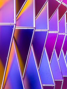 Preview wallpaper triangles, shapes, edges, colorful