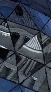 Preview wallpaper triangles, specular, reflection, glass