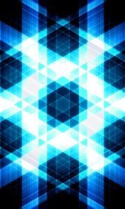 Preview wallpaper triangles, stripes, glow, abstraction, blue