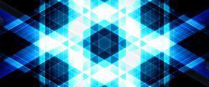Preview wallpaper triangles, stripes, glow, abstraction, blue