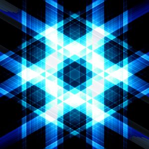 Preview wallpaper triangles, stripes, glow, abstraction, blue