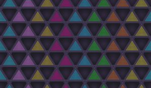 Preview wallpaper triangles, triangle, symmetry, multicolored