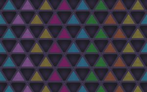 Preview wallpaper triangles, triangle, symmetry, multicolored
