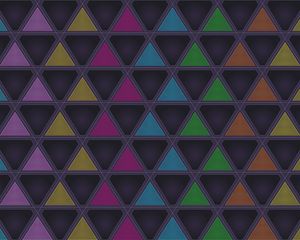 Preview wallpaper triangles, triangle, symmetry, multicolored