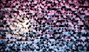 Preview wallpaper triangles, volume, 3d