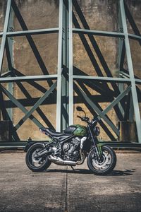 Preview wallpaper triumph, motorcycle, bike, green