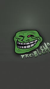 Preview wallpaper trollface, smile, question, mimicry