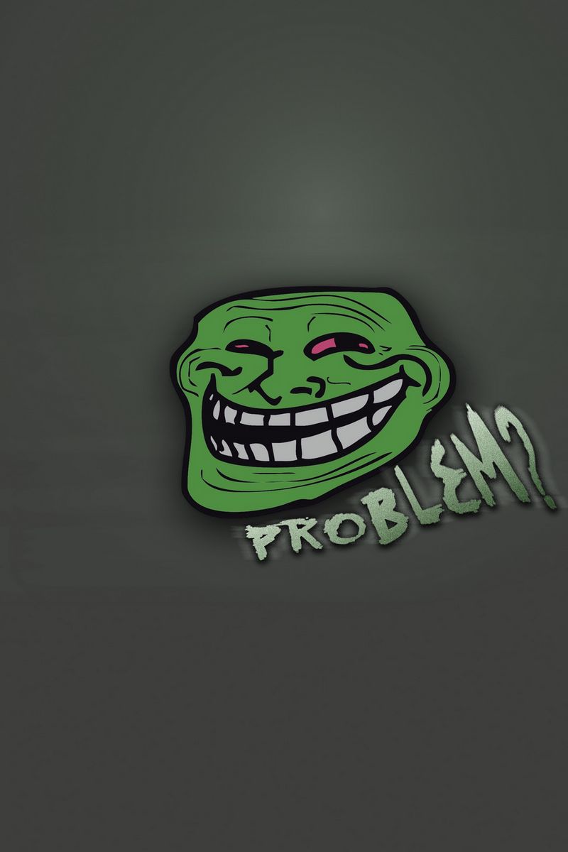 Download Hilarious Troll Face Meme Laptop Wallpaper