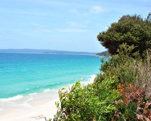 Preview wallpaper tropics, beach, sand, landscape