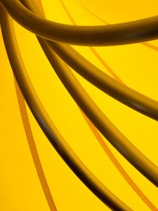 Preview wallpaper tube, yellow, shape, bends