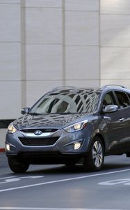 Preview wallpaper tucson, hyundai, suv, cars, design, style, gray