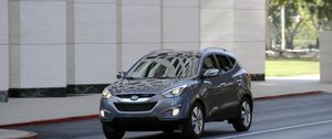 Preview wallpaper tucson, hyundai, suv, cars, design, style, gray