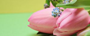 Preview wallpaper tulips, bouquet, pink