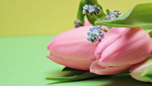 Preview wallpaper tulips, bouquet, pink