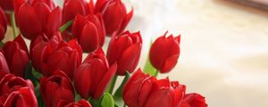 Preview wallpaper tulips, flowers, bouquet, red, beautifully
