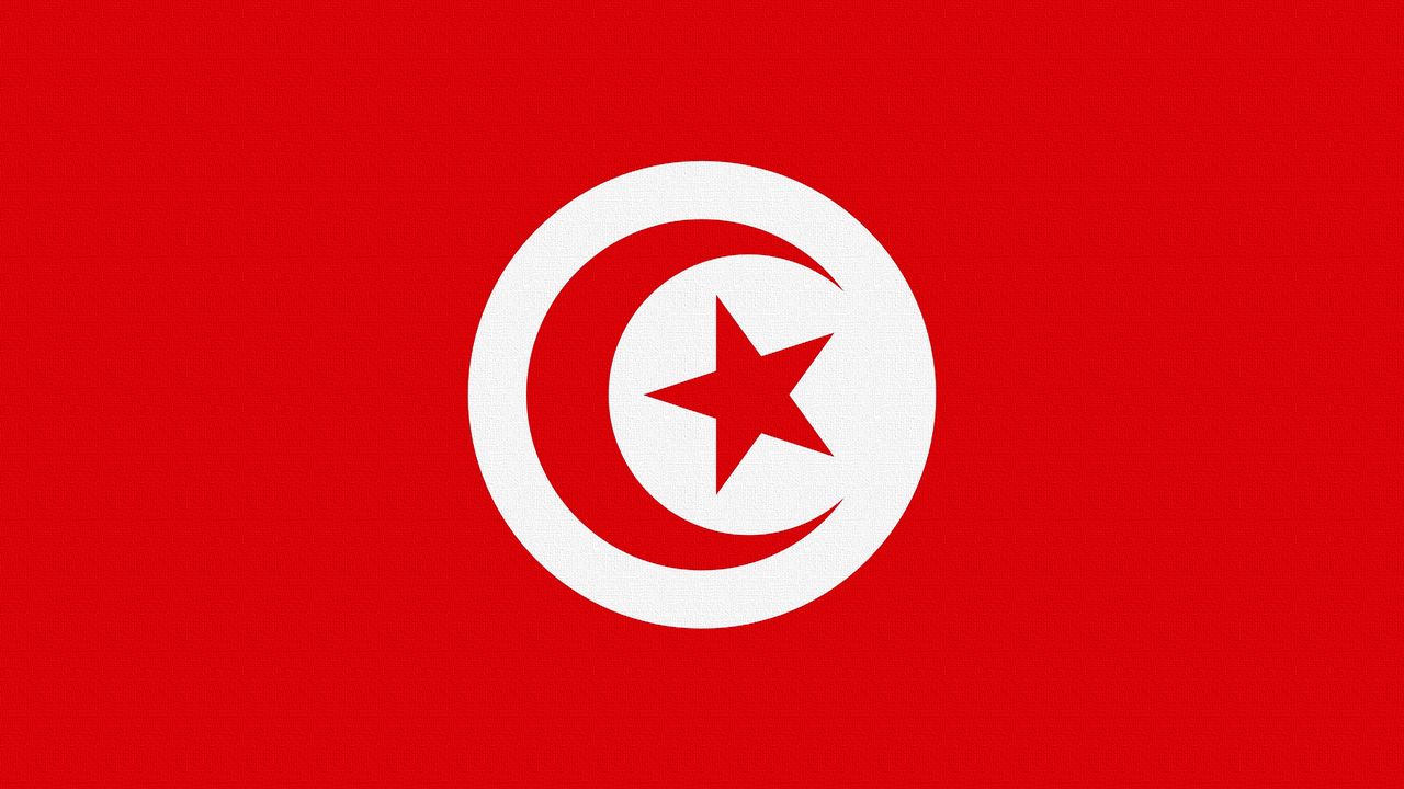 Wallpaper tunisia, flag, star, symbols