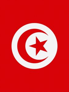 Preview wallpaper tunisia, flag, star, symbols