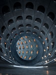 Preview wallpaper tunnel, architecture, building, backlight