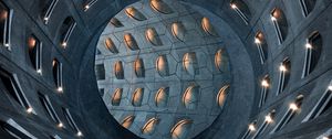 Preview wallpaper tunnel, architecture, building, backlight