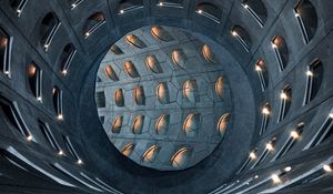 Preview wallpaper tunnel, architecture, building, backlight