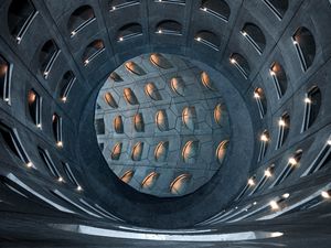Preview wallpaper tunnel, architecture, building, backlight