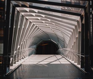 Preview wallpaper tunnel, architecture, building, distance