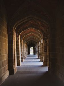 Preview wallpaper tunnel, building, arch, passage