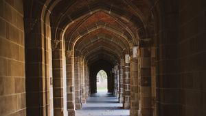 Preview wallpaper tunnel, building, arch, passage
