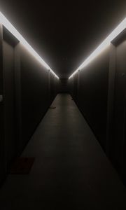 Preview wallpaper tunnel, building, backlight, dark