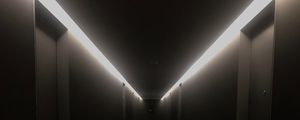 Preview wallpaper tunnel, building, backlight, dark
