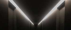 Preview wallpaper tunnel, building, backlight, dark