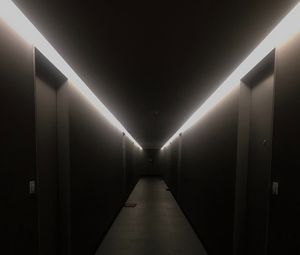 Preview wallpaper tunnel, building, backlight, dark