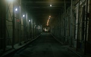 Preview wallpaper tunnel, building, dark, lighting