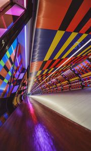 Preview wallpaper tunnel, colorful, motley