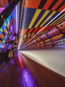 Preview wallpaper tunnel, colorful, motley