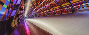 Preview wallpaper tunnel, colorful, motley