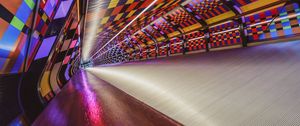 Preview wallpaper tunnel, colorful, motley