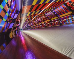 Preview wallpaper tunnel, colorful, motley