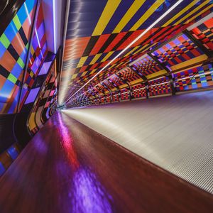 Preview wallpaper tunnel, colorful, motley