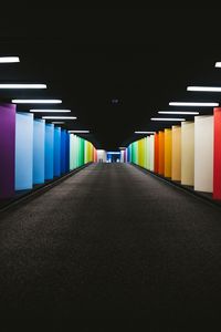 Preview wallpaper tunnel, colorful, walls
