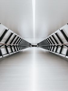 Preview wallpaper tunnel, corridor, architecture, interior, minimalism