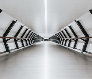 Preview wallpaper tunnel, corridor, architecture, interior, minimalism