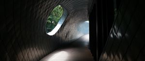 Preview wallpaper tunnel, corridor, dark, architecture, building