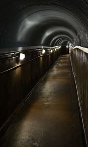 Preview wallpaper tunnel, corridor, lights, lighting