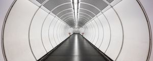 Preview wallpaper tunnel, corridor, white