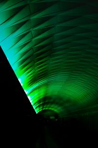Preview wallpaper tunnel, dark, backlight, green